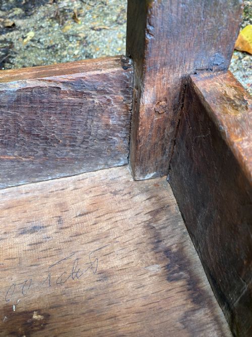 ANTIQUE OAK JOINT STOOL - ADDITIONAL PHOTO 12