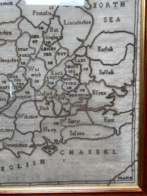 ANTIQUE MAP SAMPLER - ADDITIONAL PHOTO 2