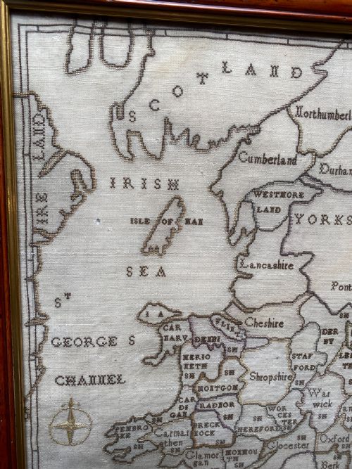 ANTIQUE MAP SAMPLER - ADDITIONAL PHOTO 4