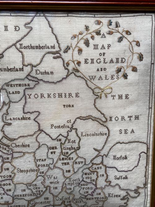 ANTIQUE MAP SAMPLER - ADDITIONAL PHOTO 5