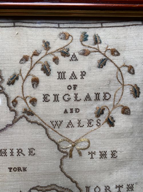 ANTIQUE MAP SAMPLER - ADDITIONAL PHOTO 9