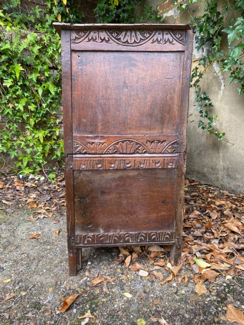 EARLY OAK CHEST OF DRAWERS - ADDITIONAL PHOTO 11