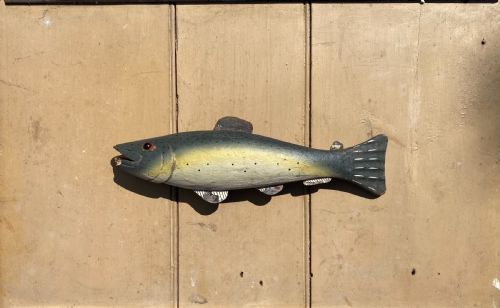 FOLK ART FISH DECOY - ADDITIONAL PHOTO 1
