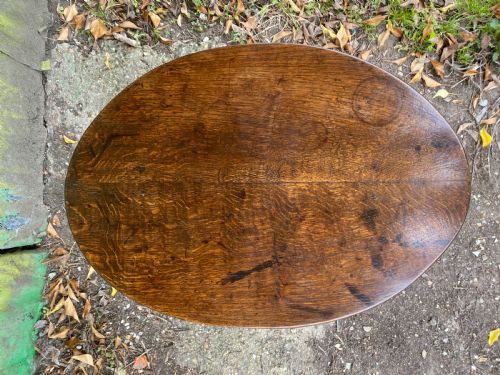 ANTIQUE OAK TABLE - ADDITIONAL PHOTO 6