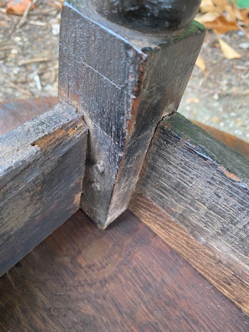 ANTIQUE OAK TABLE - ADDITIONAL PHOTO 13