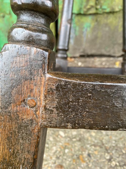 ANTIQUE OAK TABLE - ADDITIONAL PHOTO 17