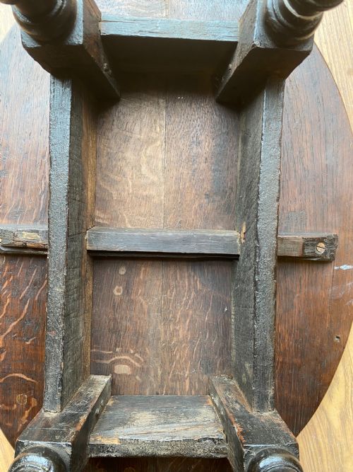 ANTIQUE OAK TABLE - ADDITIONAL PHOTO 18