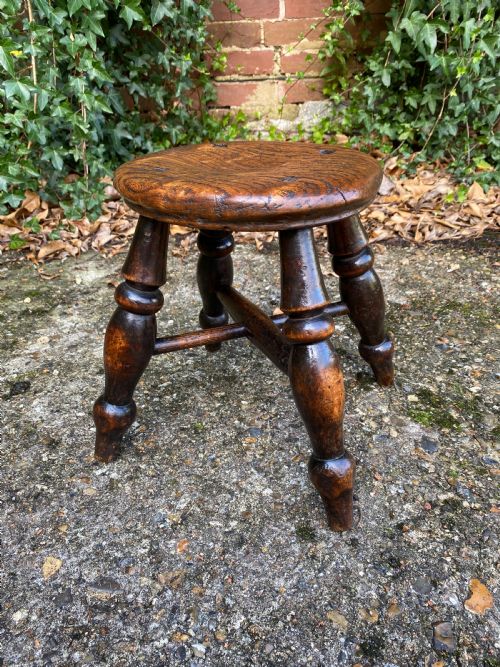 antique stool - CATEGORY: ANTIQUE STOOLS - DATED 19TH CENTURY