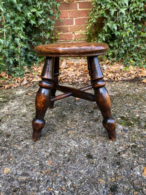 ANTIQUE STOOL - ADDITIONAL PHOTO 1