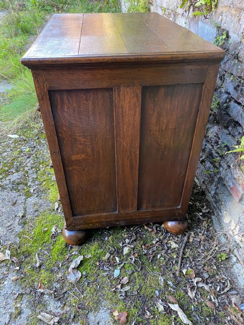 EARLY OAK CHEST OF DRAWERS - ADDITIONAL PHOTO 6