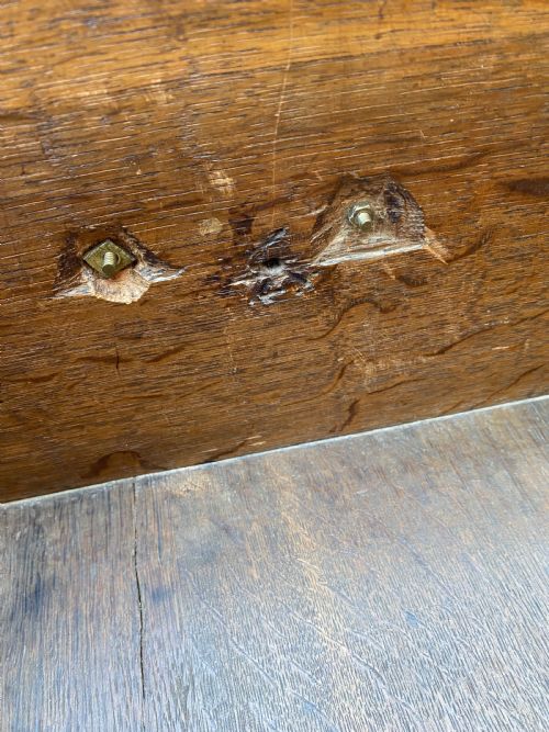 EARLY OAK CHEST OF DRAWERS - ADDITIONAL PHOTO 14