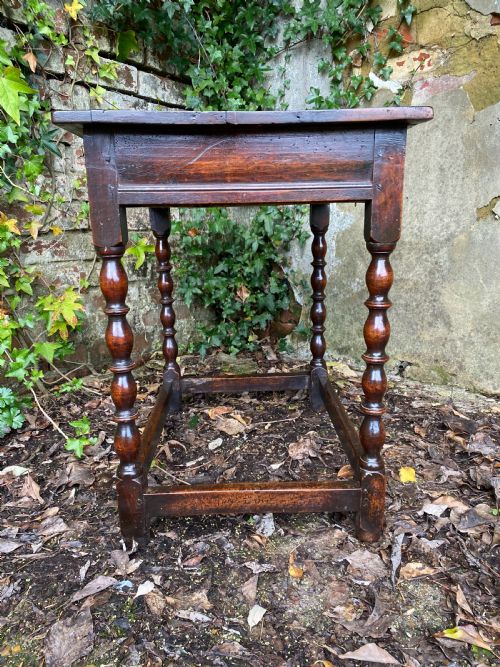 ANTIQUE WALNUT TABLE - ADDITIONAL PHOTO 8