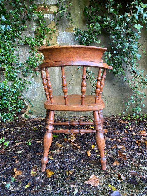 ANTIQUE CAPTAINS CHAIR - ADDITIONAL PHOTO 5