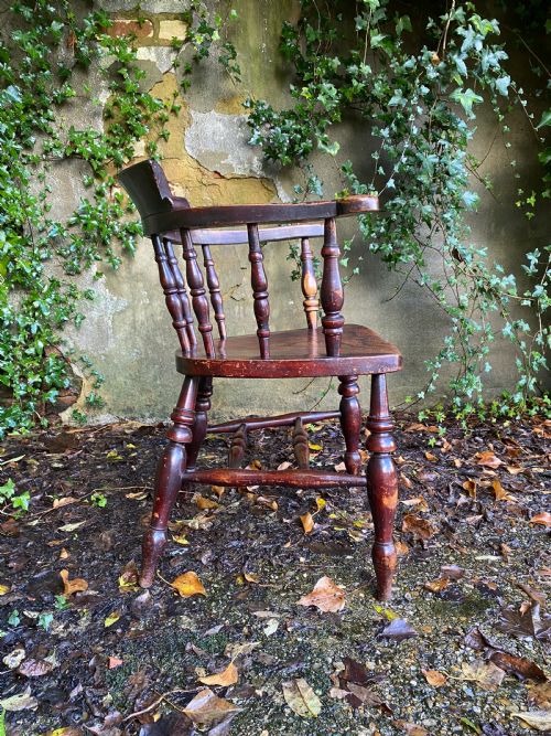 ANTIQUE CAPTAINS CHAIR - ADDITIONAL PHOTO 5