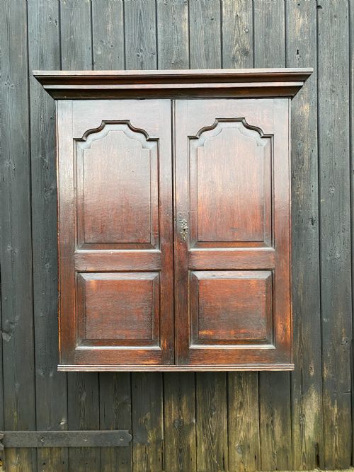 GEORGIAN WALL CUPBOARD - ADDITIONAL PHOTO 1