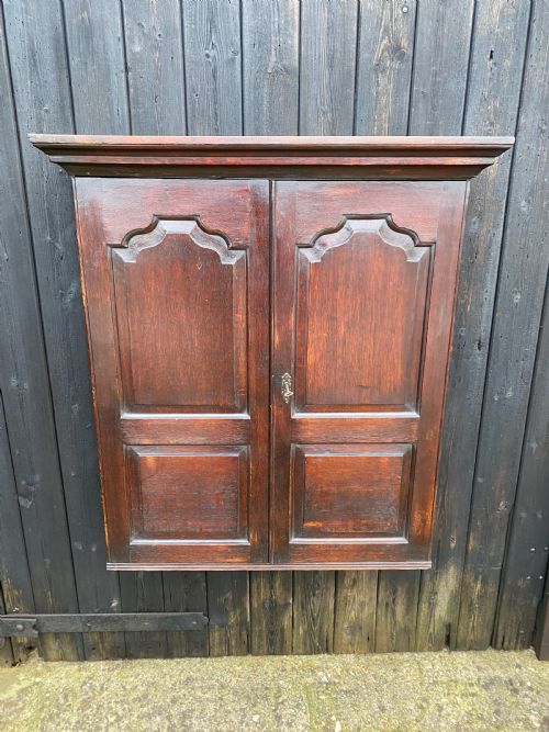 GEORGIAN WALL CUPBOARD - ADDITIONAL PHOTO 4