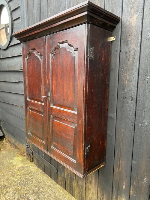 GEORGIAN WALL CUPBOARD - ADDITIONAL PHOTO 11
