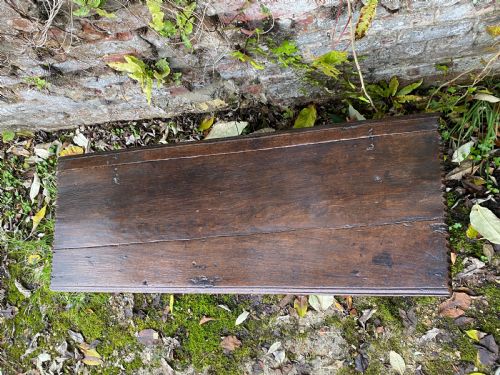17TH CENTURY OAK COFFER - ADDITIONAL PHOTO 7