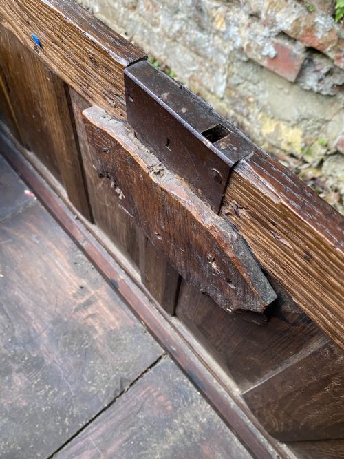 17TH CENTURY OAK COFFER - ADDITIONAL PHOTO 14
