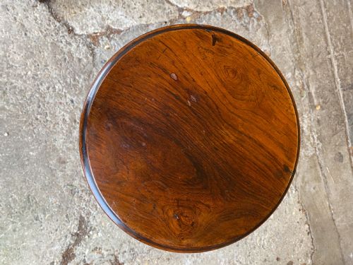 ROSEWOOD CANDLE STAND TABLE - ADDITIONAL PHOTO 2