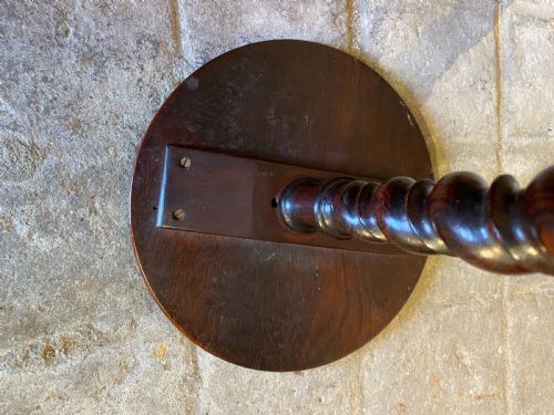 ROSEWOOD CANDLE STAND TABLE - ADDITIONAL PHOTO 7