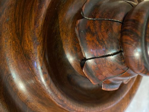 ROSEWOOD CANDLE STAND TABLE - ADDITIONAL PHOTO 1