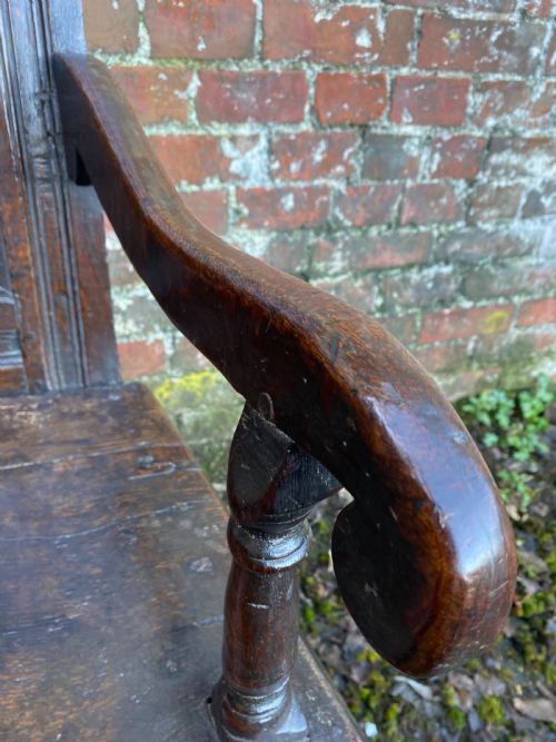 EARLY OAK WAINSCOT CHAIR - ADDITIONAL PHOTO 9