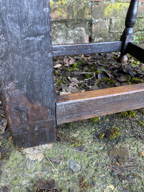 EARLY OAK WAINSCOT CHAIR - ADDITIONAL PHOTO 20