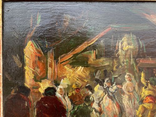 ANTIQUE OIL PAINTING - ADDITIONAL PHOTO 4