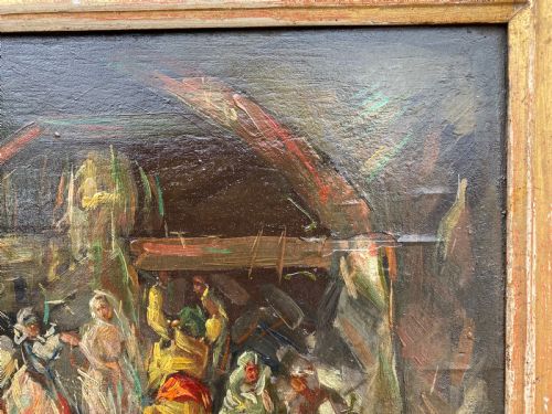 ANTIQUE OIL PAINTING - ADDITIONAL PHOTO 7