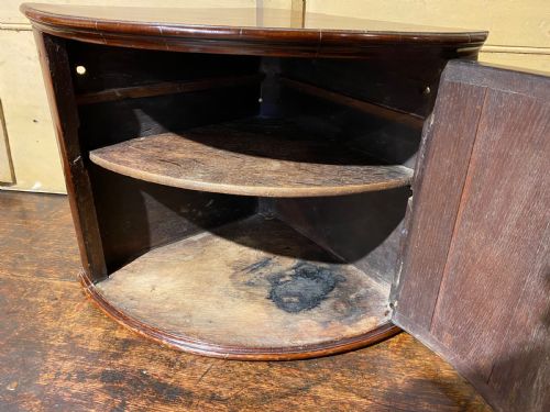 SMALL GEORGIAN CORNER CUPBOARD - ADDITIONAL PHOTO 5