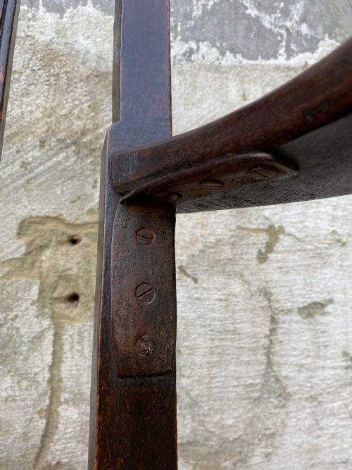 EARLY OAK ARMCHAIR - ADDITIONAL PHOTO 9