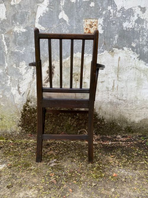 EARLY OAK ARMCHAIR - ADDITIONAL PHOTO 11