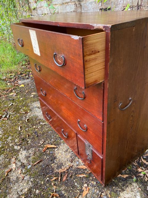ANTIQUE CHEST OF DRAWERS - ADDITIONAL PHOTO 7