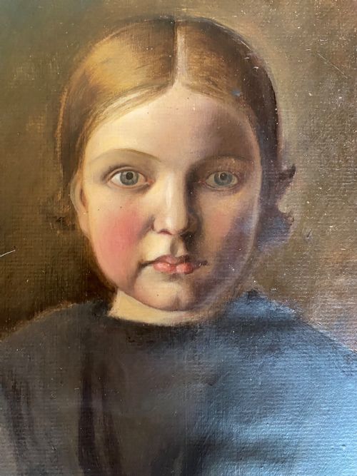 ANTIQUE PORTRAIT PAINTING - ADDITIONAL PHOTO 1