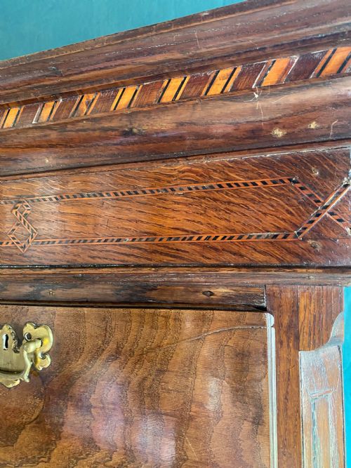 GEORGIAN OAK TALLBOYCHEST ON CHEST - ADDITIONAL PHOTO 11