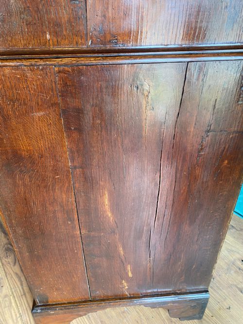 GEORGIAN OAK TALLBOYCHEST ON CHEST - ADDITIONAL PHOTO 14