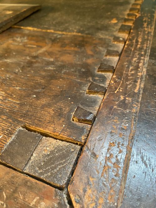 GEORGIAN OAK TALLBOYCHEST ON CHEST - ADDITIONAL PHOTO 15