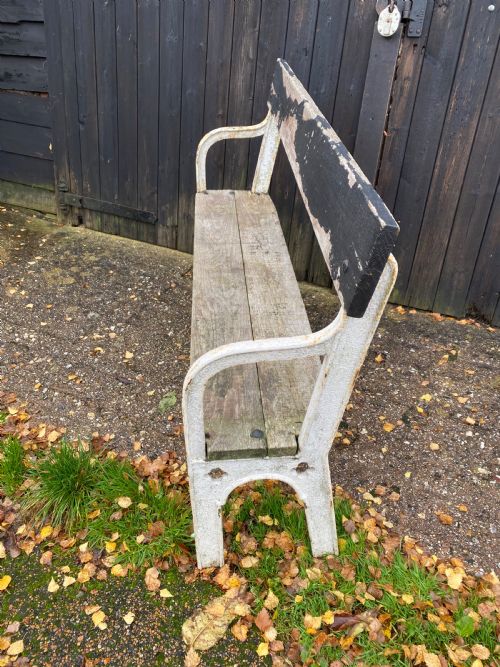ANTIQUE GARDEN BENCH - ADDITIONAL PHOTO 2