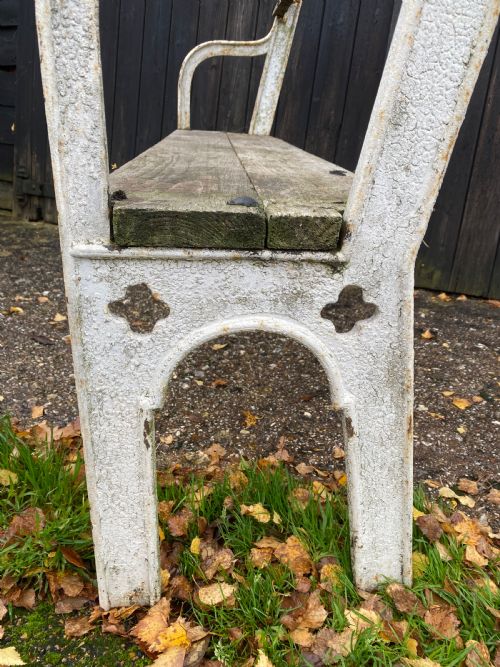 ANTIQUE GARDEN BENCH - ADDITIONAL PHOTO 6