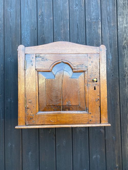 antique wall cupboard - CATEGORY: ANTIQUE CUPBOARDS - DATED 18TH CENTURY