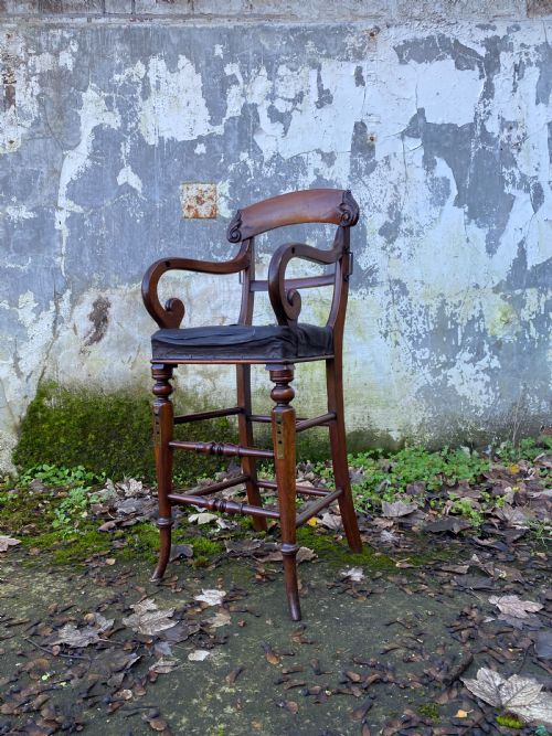 antique high chair - CATEGORY: ANTIQUE CHAIRS - DATED 19TH CENTURY