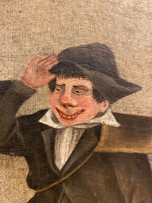ANTIQUE NAIVE PAINTING - ADDITIONAL PHOTO 6