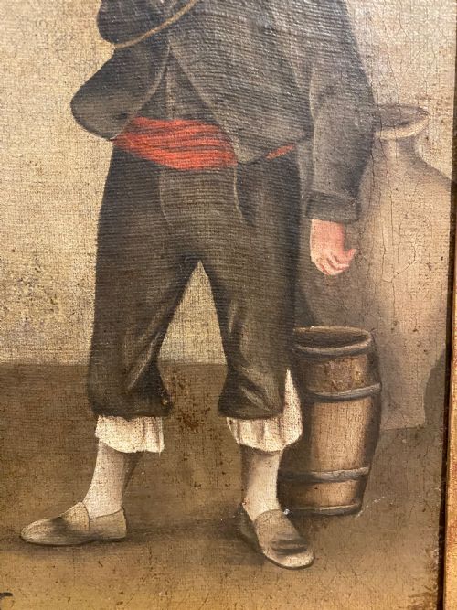 ANTIQUE NAIVE PAINTING - ADDITIONAL PHOTO 11