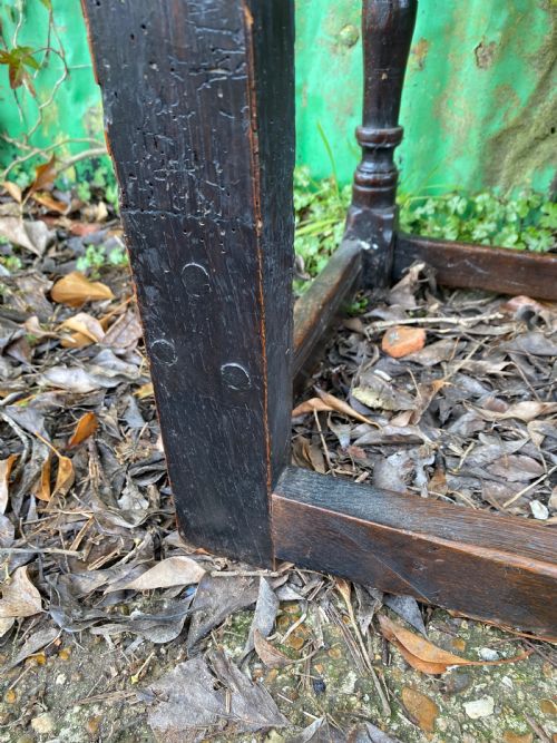 EARLY WAINSCOT CHAIR - ADDITIONAL PHOTO 7