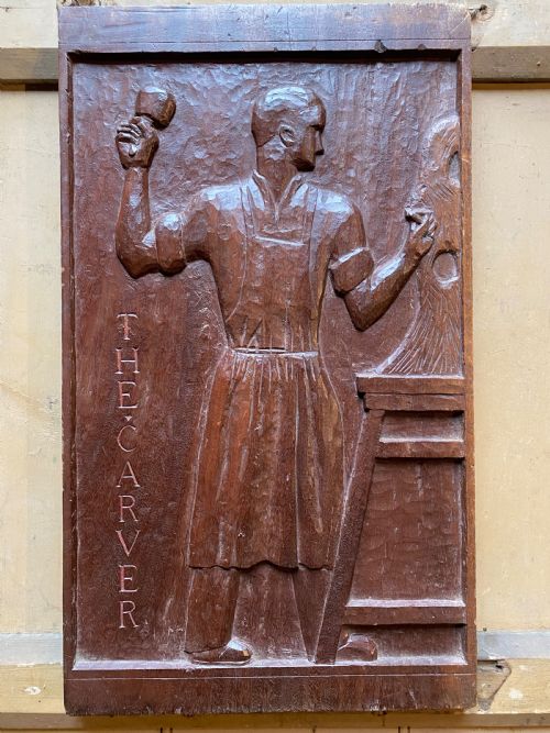 NAIVE CARVED PANEL - ADDITIONAL PHOTO 2
