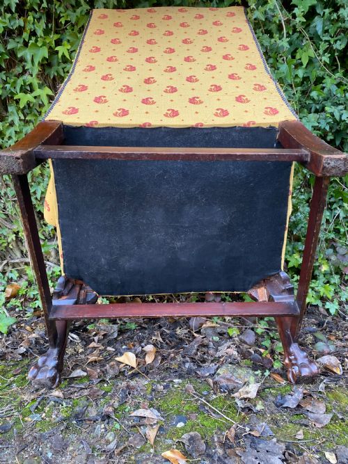 ANTIQUE WINGBACK ARMCHAIR - ADDITIONAL PHOTO 11