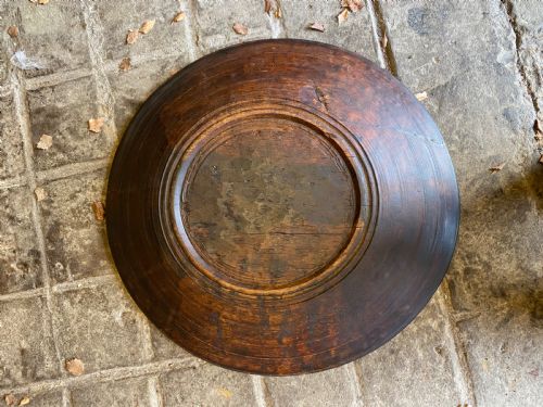 ANTIQUE WOODEN BOWL - ADDITIONAL PHOTO 2