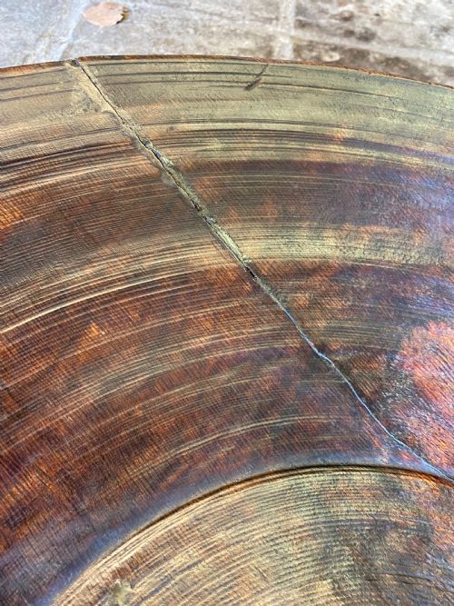 ANTIQUE WOODEN BOWL - ADDITIONAL PHOTO 8