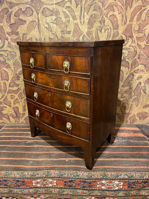 ANTIQUE APPRENTICE PIECE CHEST OF DRAWERS - ADDITIONAL PHOTO 8